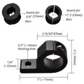 Premium Pair Motorcycle Car Spotlight Mounting Brackets