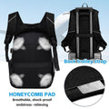 Men's Multi-Functional Business Backpack 15.6" Laptop, USB Port, Water-Resistant - SuperSaverAU - view 3