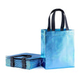 24pcs Laser Non Woven Gift Bags Tote Bags for Party Favor Wedding and Birthday - Rose Red - SuperSaverAU - view 4