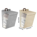 Premium Wall Mounted Foldable Laundry Basket – Beige