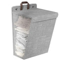 Premium Wall Mounted Foldable Laundry Basket – Beige