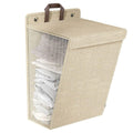 Premium Wall Mounted Foldable Laundry Basket – Beige