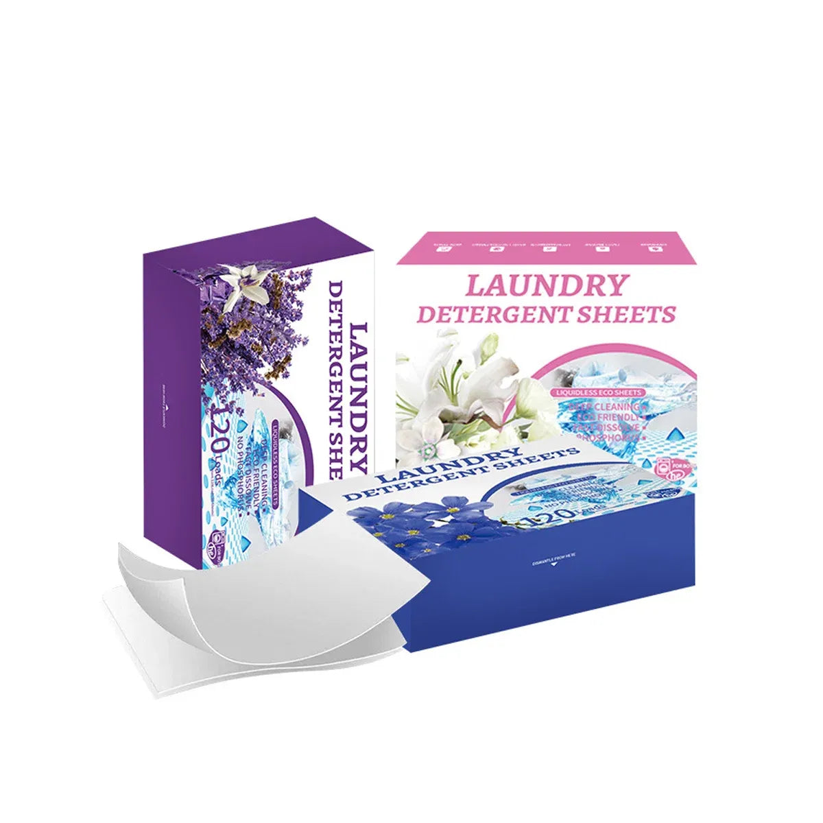 Premium Concentrated Laundry Tablets – Flax 120 Pack
