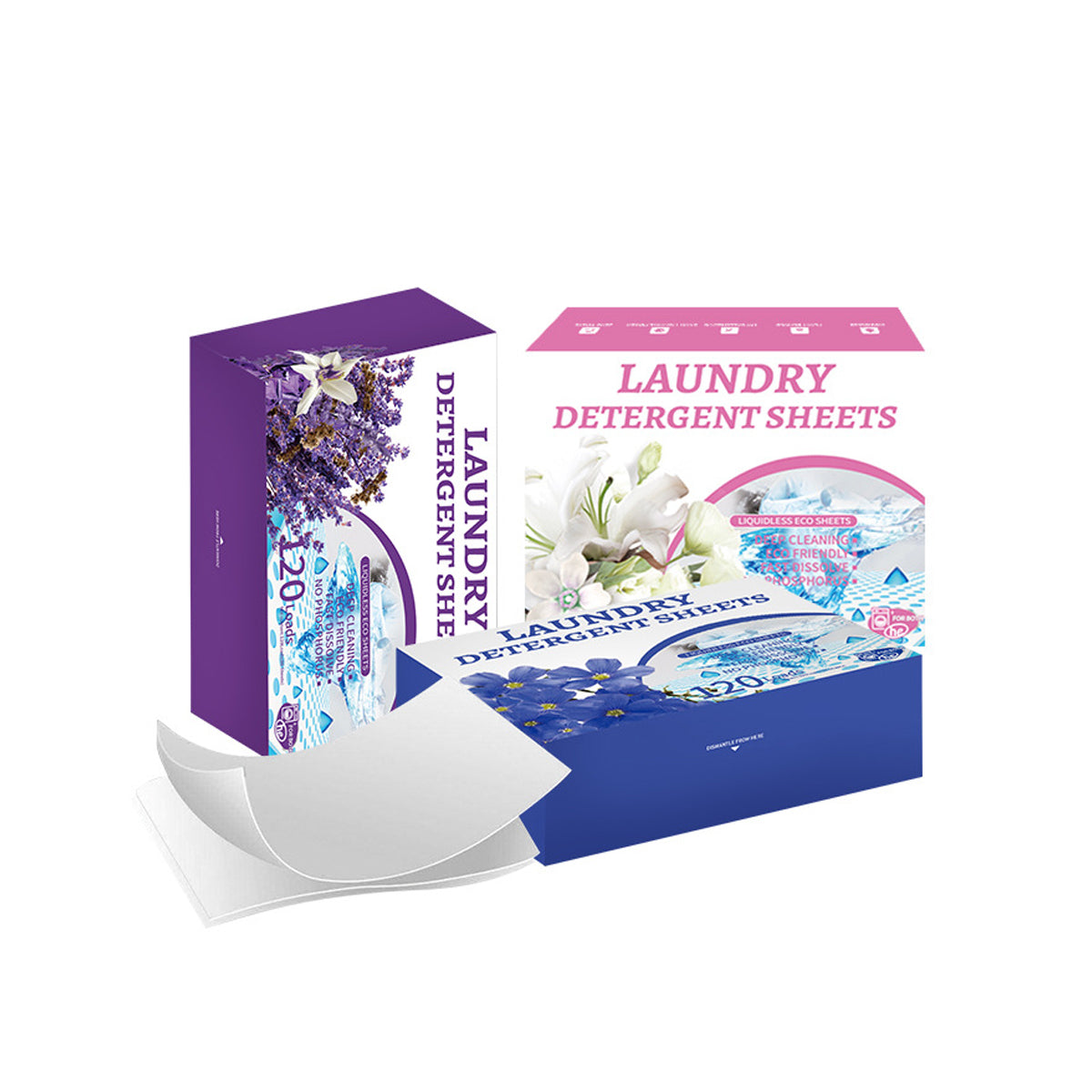 Premium Concentrated Laundry Tablets – Flax 120 Pack