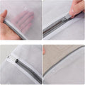 Premium Zipper Mesh Laundry Bags – Grey 5 Piece Set
