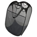 Premium Foldable Mesh Laundry Hampers – Black 2 Pack