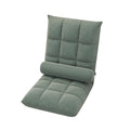 Premium Cyan Adjustable Floor Lounge Sofa Bed Chair with Lumbar Pillow