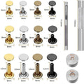 484pcs Leather Rivets Tool Kit - Double Cap Rivet Set for DIY Projects - SuperSaverAU - view 3
