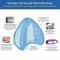 Premium Memory Foam Knee Support Leg Pillow – Washable Cover