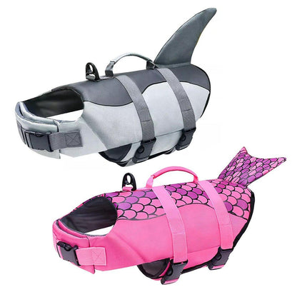 Pet Life Jacket Dog Swim Vest - Pink L, Super Buoyancy, Quick-Dry, Adjustable Straps