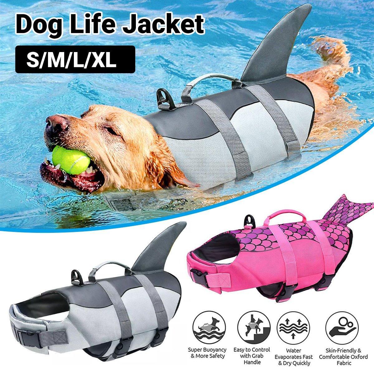 Pet Life Jacket Dog Swim Vest - Pink XL, Super Buoyancy, Quick-Dry, Adjustable