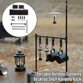 Outdoor Camping Lamp Stand, Aluminum Alloy, Adjustable Base, 25.59 x 14.17 inches - SuperSaverAU - view 1