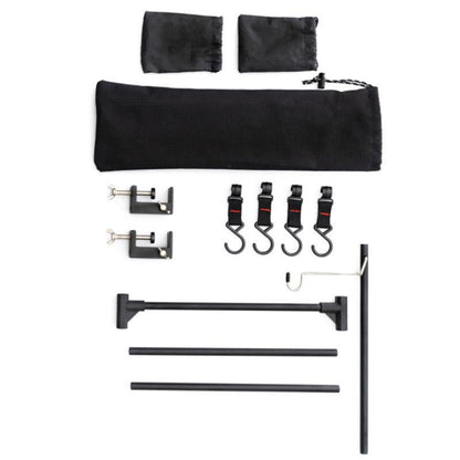 Outdoor Camping Hanging Rack Desktop Shelf Table Side Storage Camping Organizer