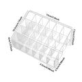 Premium Transparent Acrylic Lipstick Organisers – 3 Pack