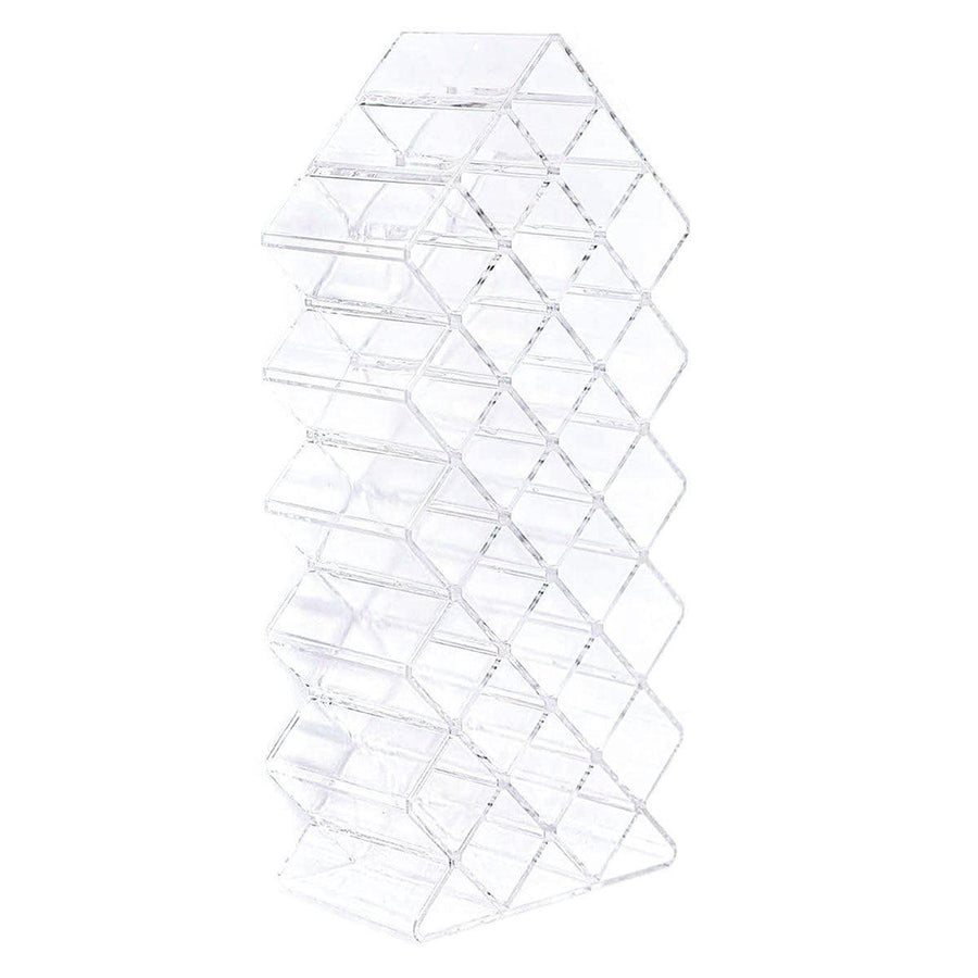 Premium Fish-Shaped Vertical Lipstick Storage Rack Clear Cosmetic Display Organiser