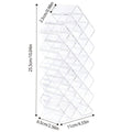 Premium Fish-Shaped Vertical Lipstick Storage Rack Clear Cosmetic Display Organiser
