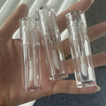 Premium 10pcs 3ml Transparent Lip Gloss Tubes with Applicator Wands