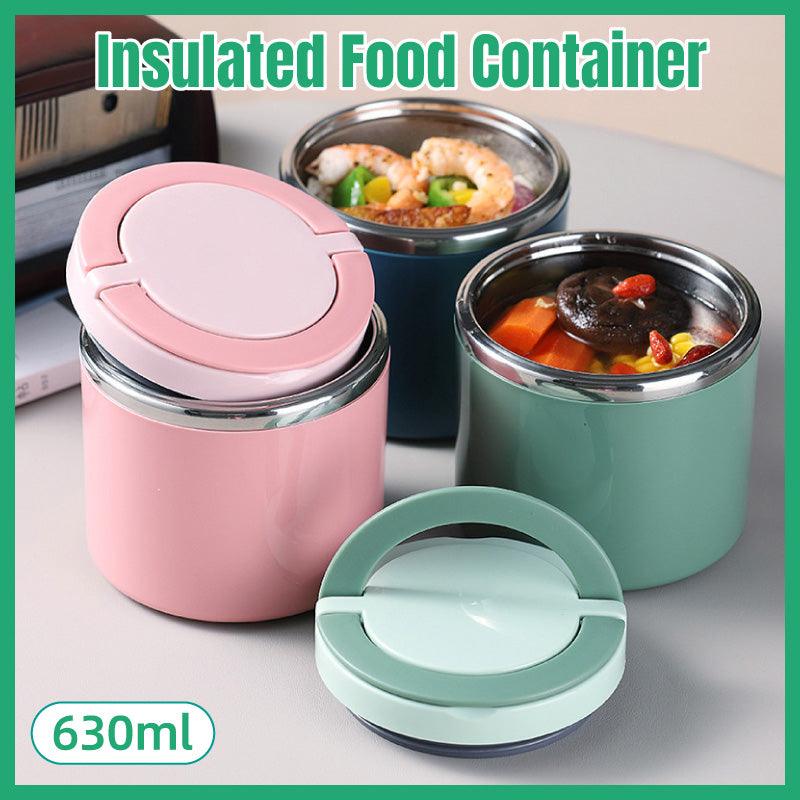 Premium Stainless Steel Insulated Lunch Box – Green with Leak-Proof Lid
