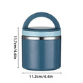 Premium Stainless Steel Insulated Lunch Box – Green with Leak-Proof Lid