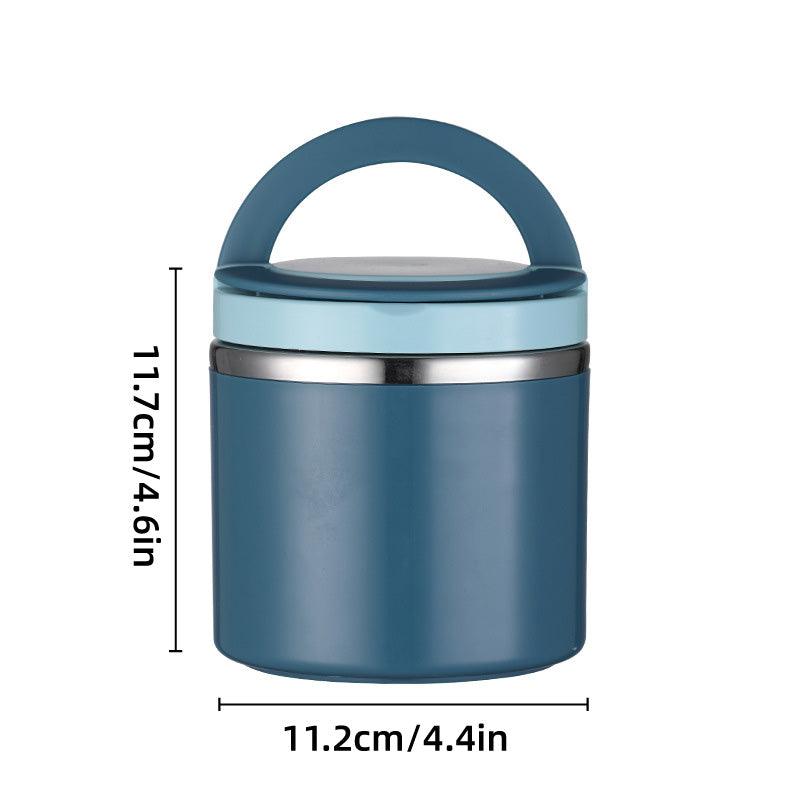 Premium Stainless Steel Insulated Lunch Box – Green with Leak-Proof Lid
