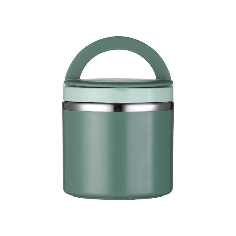 Premium Stainless Steel Insulated Lunch Box – Green with Leak-Proof Lid