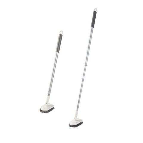 Long Handled Floor Scrubbing Brush 70-100cm with Interchangeable Heads - SuperSaverAU - view 2