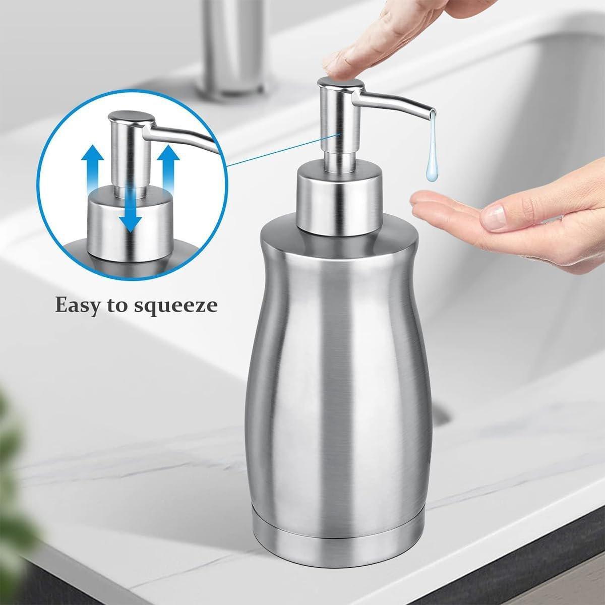 400ML 304 Stainless Steel Liquid Soap Dispenser