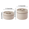 Premium Insulated Stainless Steel Lunch Container – Beige 350ml