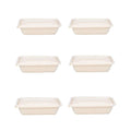 50pcs Corn Starch Lunch Boxes - Eco-Friendly 750ml Takeout Containers - SuperSaverAU - view 2