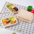 50pcs Corn Starch Lunch Boxes - Eco-Friendly 750ml Takeout Containers - SuperSaverAU - view 4