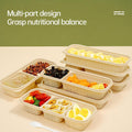 Biodegradable Corn Starch Meal Prep Containers Lids Durable Multi Compartment - C1 - SuperSaverAU - view 1
