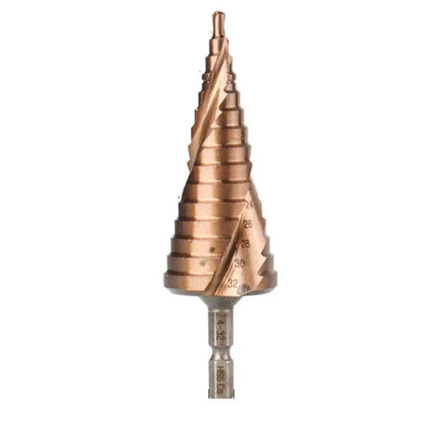 Premium HSS M35 Cobalt Step Drill Bit for Stainless Steel - 4-32mm