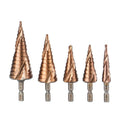 Premium HSS M35 Cobalt Step Drill Bit for Stainless Steel - 4-32mm