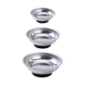 Premium 3 Piece Magnetic Parts Tray Set - 3, 4 & 6 Inch