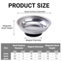 Premium 3 Piece Magnetic Parts Tray Set - 3, 4 & 6 Inch