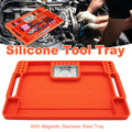 Premium Silicone Tool Tray with Magnetic Stainless Steel Insert