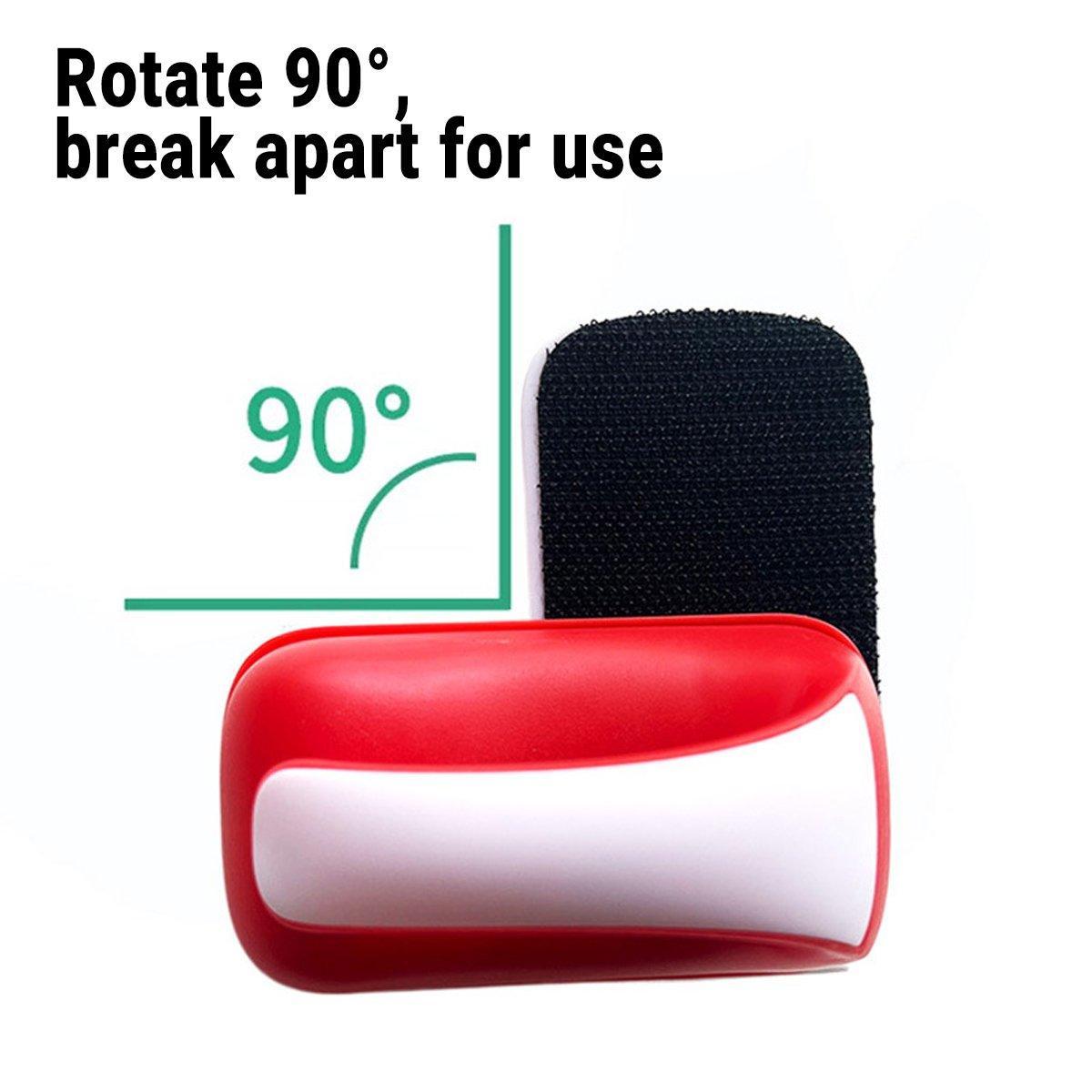 Magnetic Aquarium Glass Cleaner Brush - Double-Sided, Ergonomic, M Size