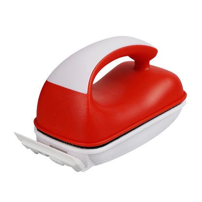 Magnetic Aquarium Glass Cleaner Brush - Double-Sided, Ergonomic, M Size