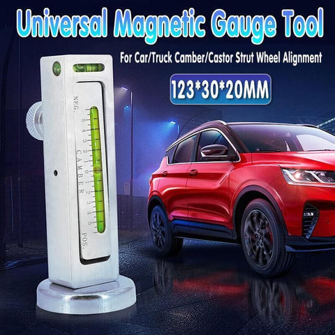 Premium Magnetic Camber Castor Wheel Alignment Gauge Tool