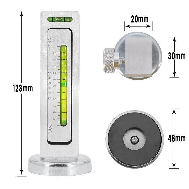 Premium Magnetic Camber Castor Wheel Alignment Gauge Tool