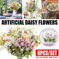 V528 Artificial Small Soft Chrysanthemum 6pcs 40cm Home Office Daisy Decor - SuperSaverAU - view 1