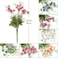 V528 Artificial Small Soft Chrysanthemum 6pcs 40cm Home Office Daisy Decor - SuperSaverAU - view 2