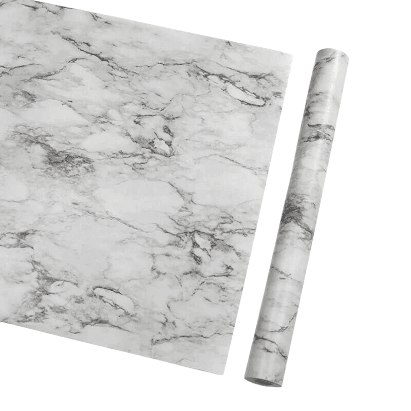 Premium Self-Adhesive Marble PVC Wall Sticker – Black Marble-A 45cm x 10m