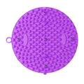 Premium Blue 55cm TPE Circular Foot Massage Mat with Anti-Slip Textured Nodes