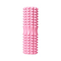 Premium High Density EVA Foam Roller with Textured Crescent Surface - Pink 33cm