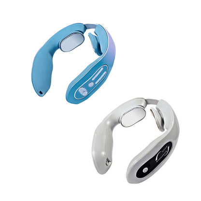 Upgraded Blue Neck and Shoulder Massager with Heat
