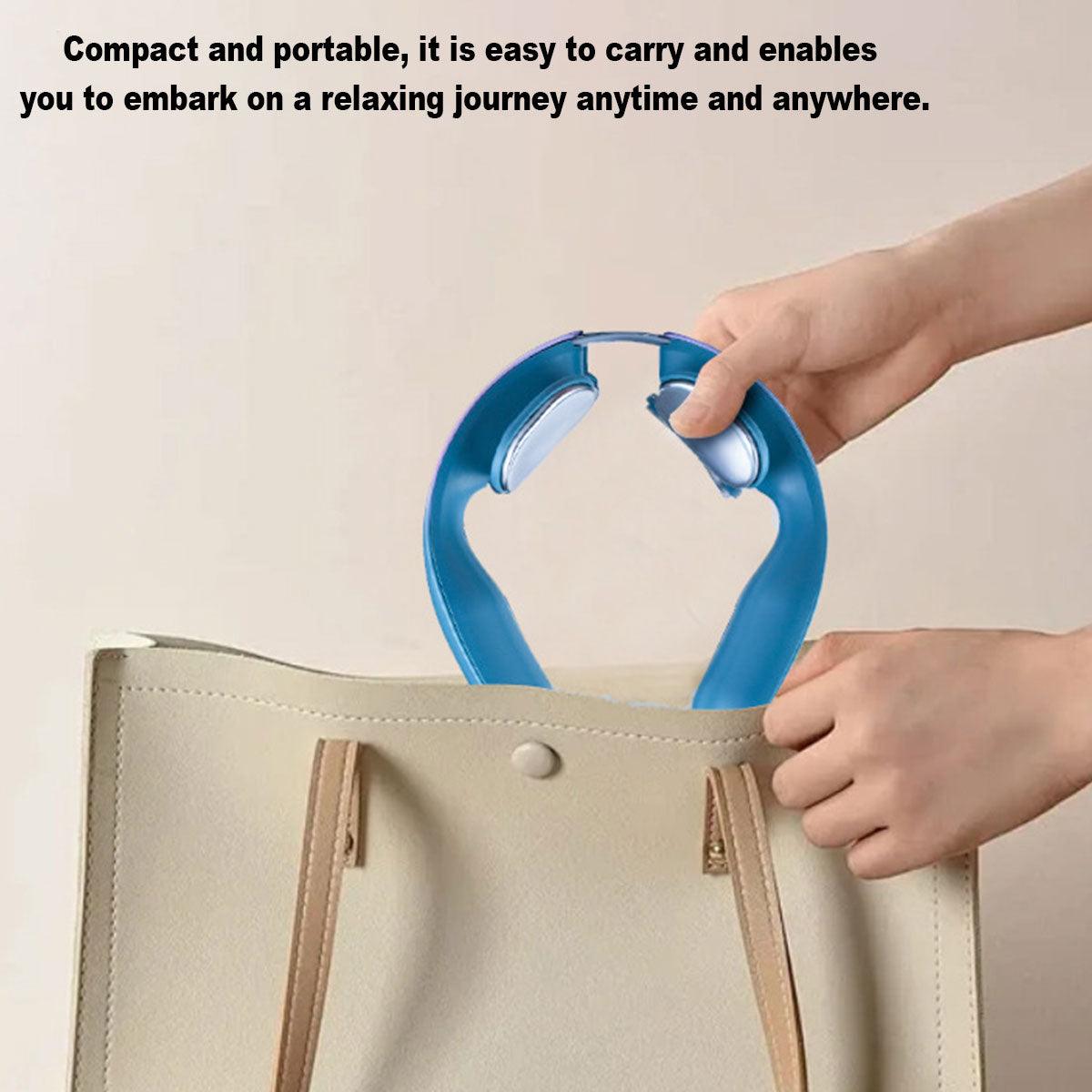 Upgraded Blue Neck and Shoulder Massager with Heat