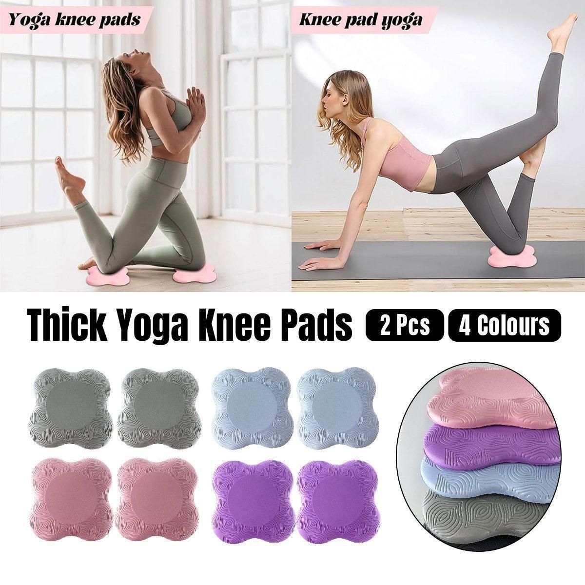 Premium High Density EVA Yoga Kneeling Mat Knee Cushion Set 20cm - Pink, 2pcs