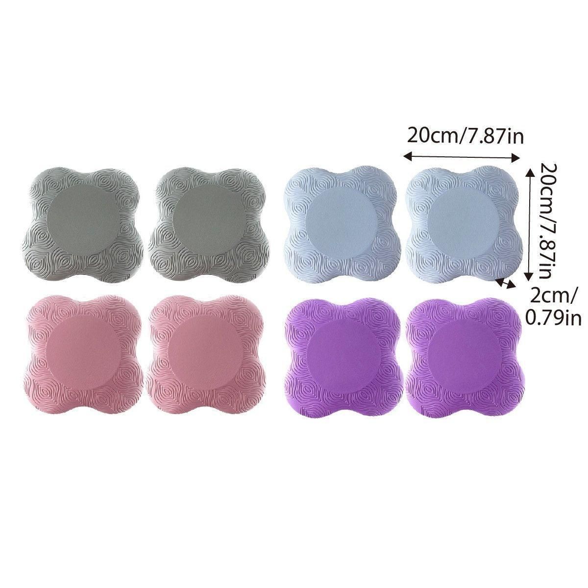 Premium High Density EVA Yoga Kneeling Mat Knee Cushion Set 20cm - Pink, 2pcs