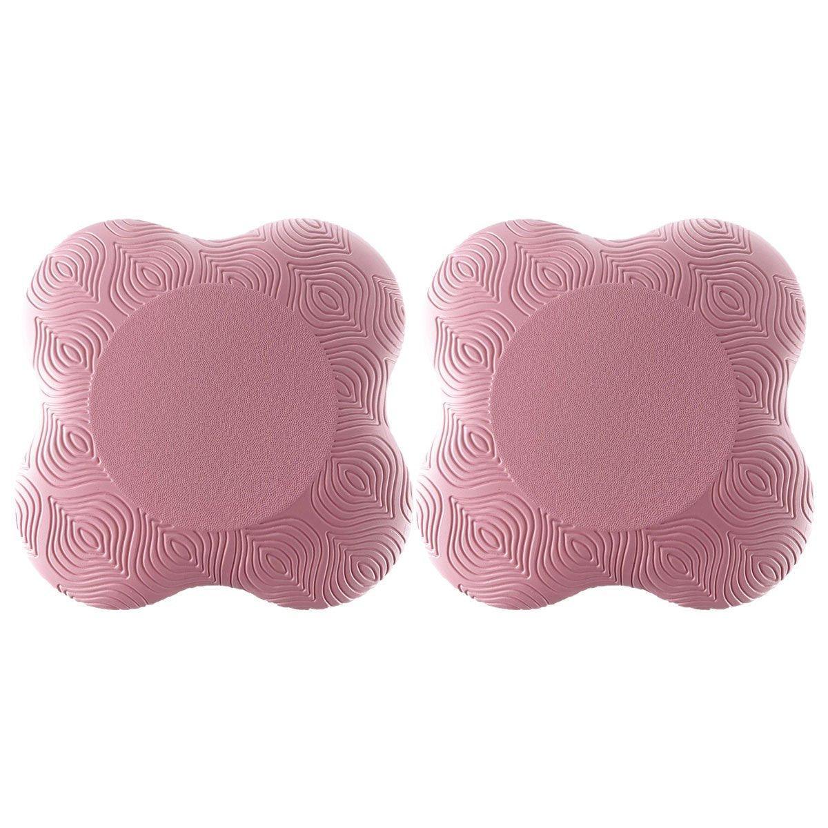 Premium High Density EVA Yoga Kneeling Mat Knee Cushion Set 20cm - Purple, 2pcs